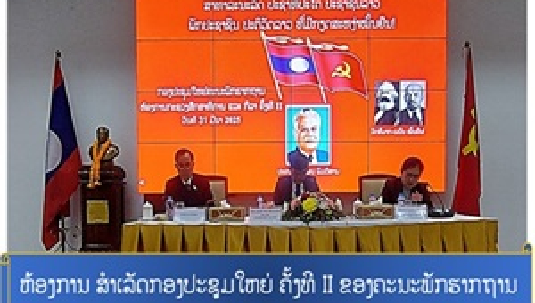 ຫ້ອງການສໍາເລັດກອງປະຊຸມໃຫຍ່ ຄັ້ງທີ II ຂອງຄະນະພັກຮາກຖານ